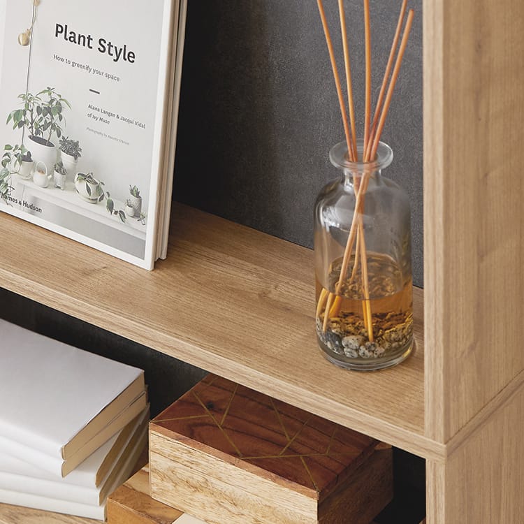 本棚 ブックシェルフ 大容量 薄型