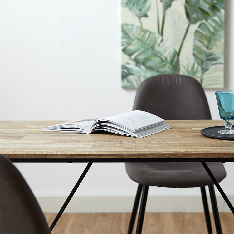 ダイニングテーブル 大理石柄 単品 インテリア スチール [幅120]