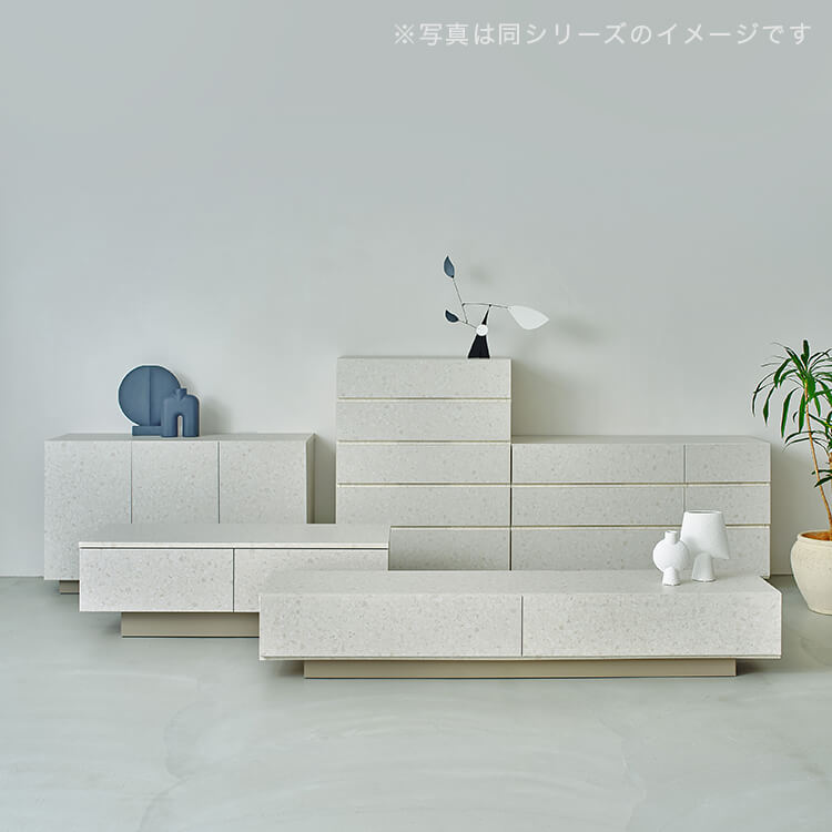 テラゾー柄 キッチンカウンター キッチン収納