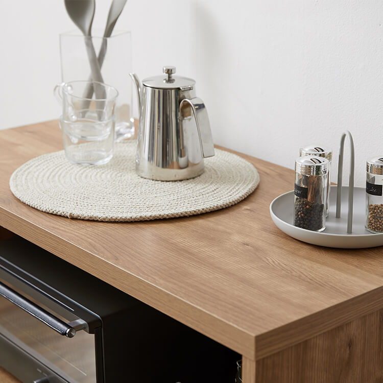 Dish cupboard, kitchen board, kitchen storage, kitchen cabinet, microwave stand, slide rack, kitchen storage