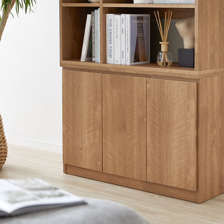 木目調がおしゃれな本棚