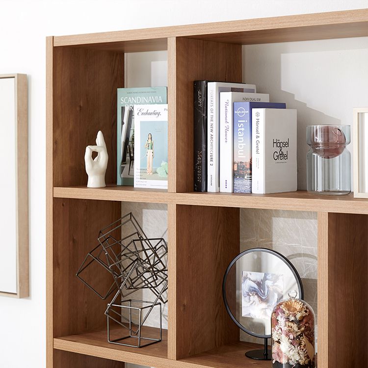 Bookshelf that can also be used as a partition, large capacity storage, stone pattern