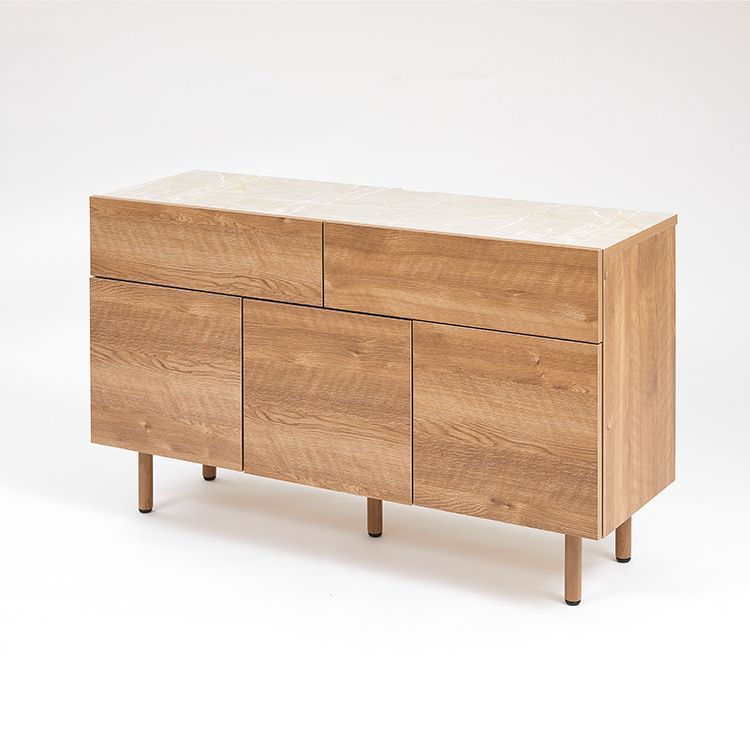 Sideboard with stone-like top