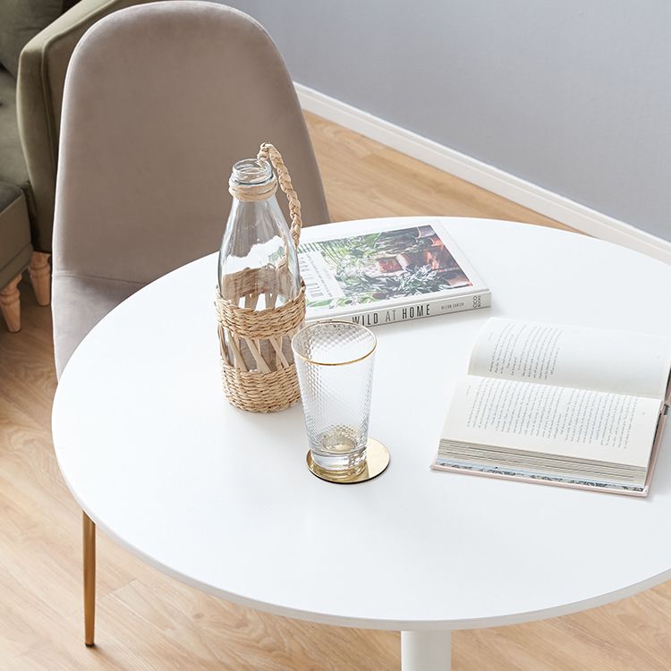 Velvet style dining table set