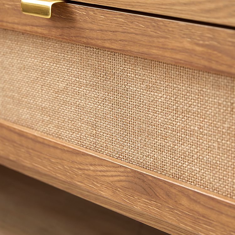 Japanese-made TV stand with flap doors and storage space, wooden legs