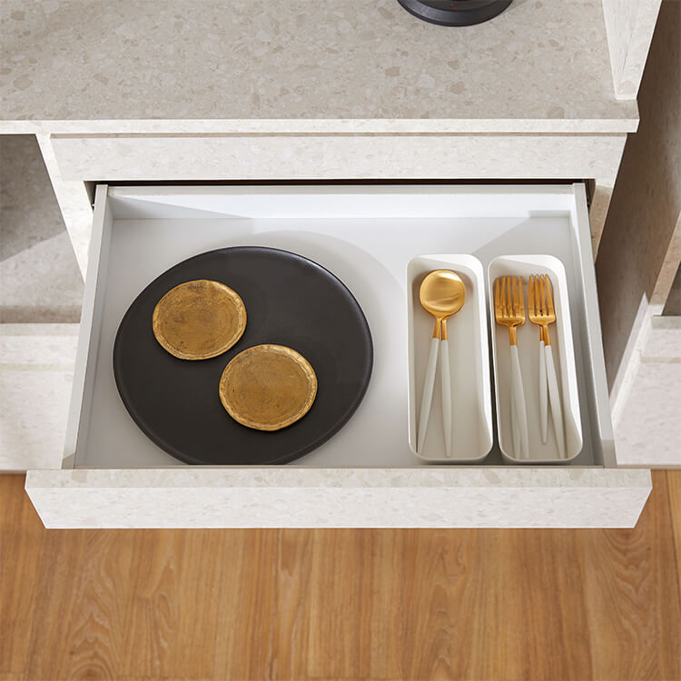 テラゾー柄 キッチンボード キッチン収納