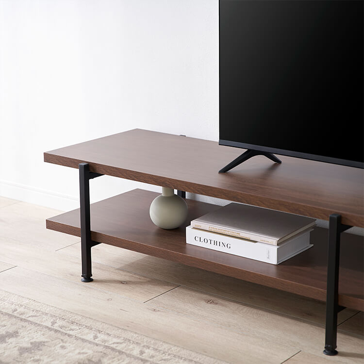 Industrial style TV stand made of wood [width 180]