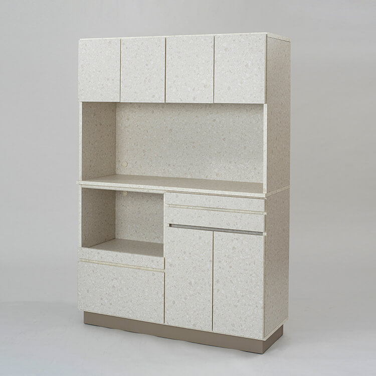 テラゾー柄 キッチンボード キッチン収納