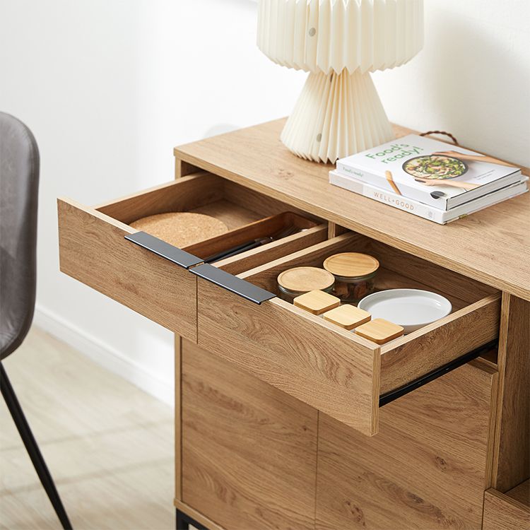 Woodgrain kitchen counter