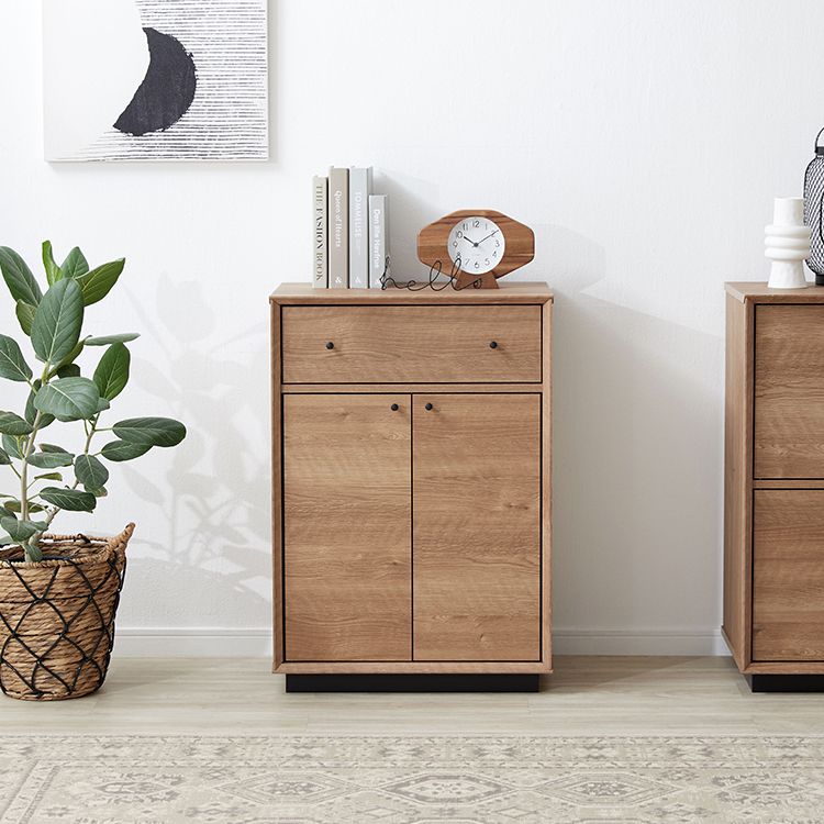 Simple design wood grain cabinet