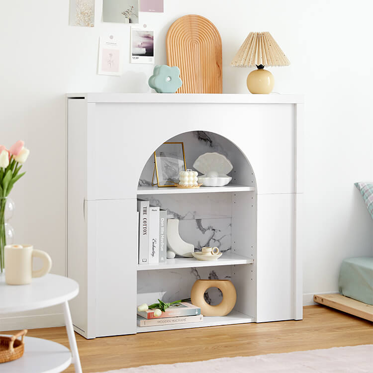 Marble-like mantelpiece Korean interior