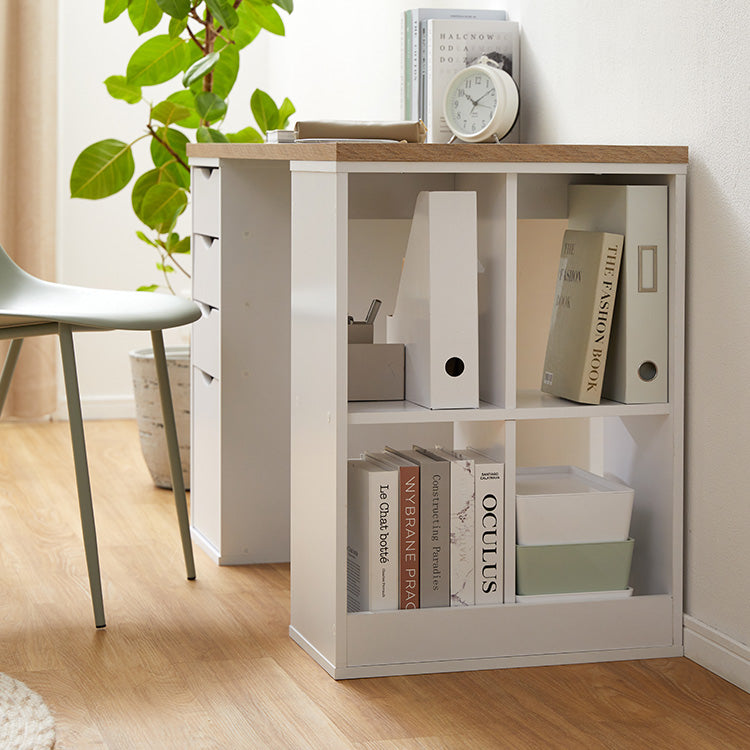 Computer desk with storage and drawers for office