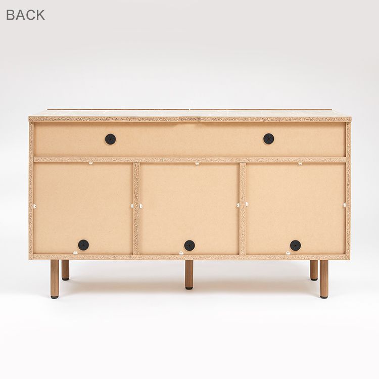 Sideboard with stone-like top