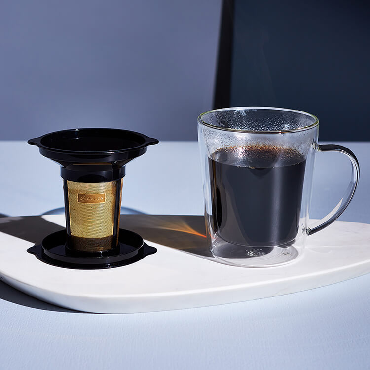 Gold Filter Double Wall Mug 300ml