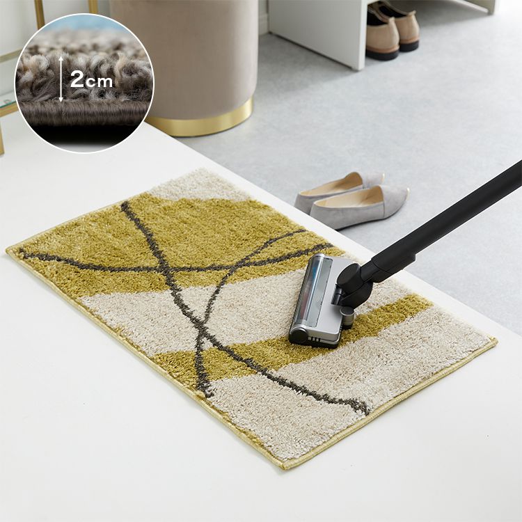 Rectangular rug, entrance mat, door mat, washable, non-slip, Wilton weave, made in Belgium