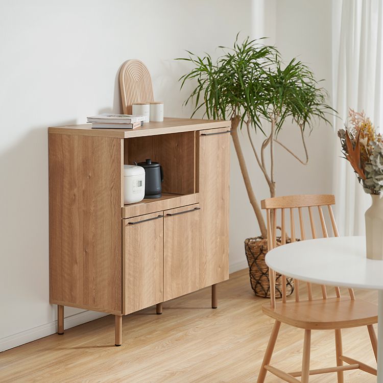 Wooden kitchen counter