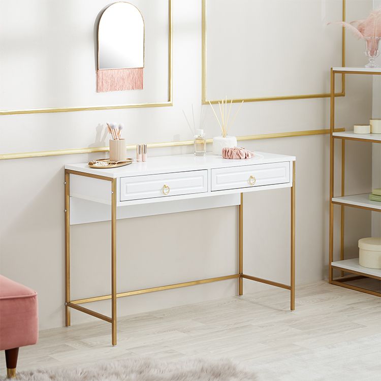 Desk Console desk Gold legs