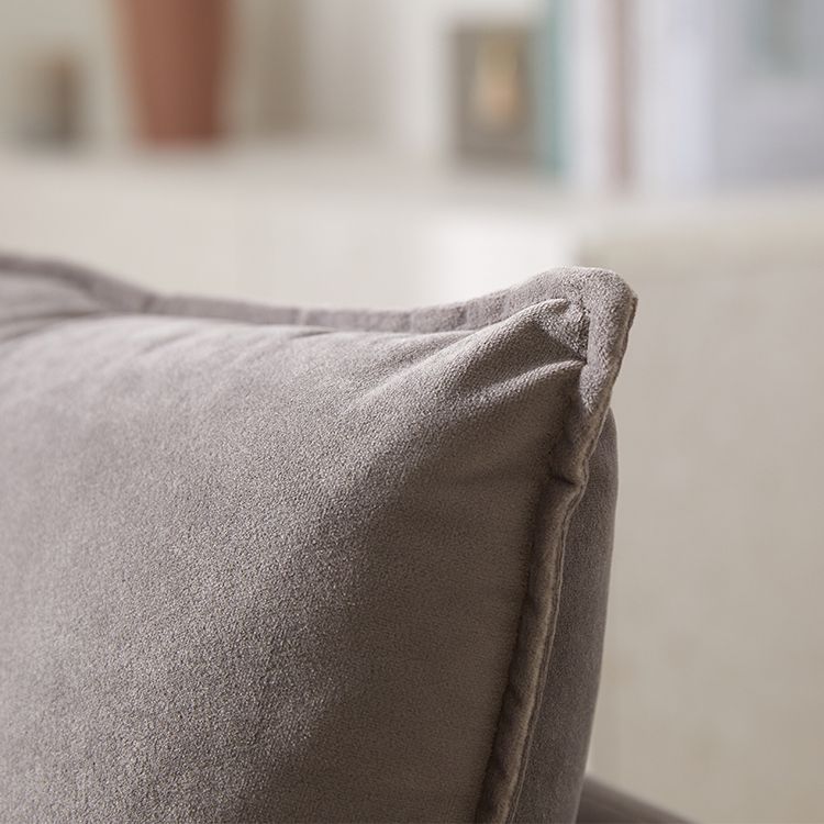 Velvet-like 2-seater sofa Compact sofa