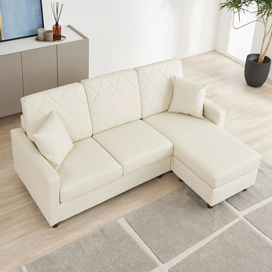 3-seater couch sofa, versatile layout, cushion included