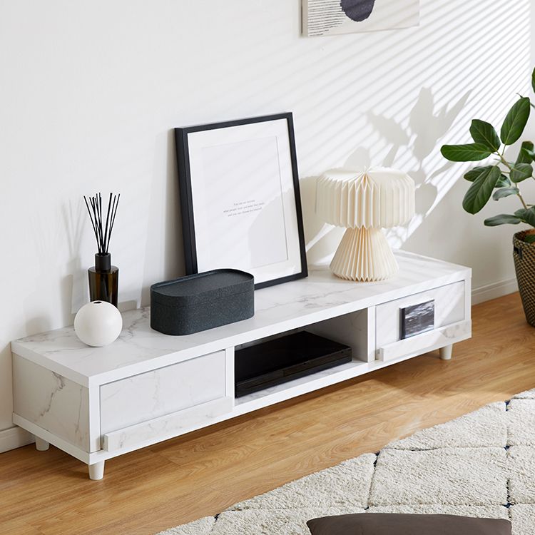 Marble-look TV stand, lowboard