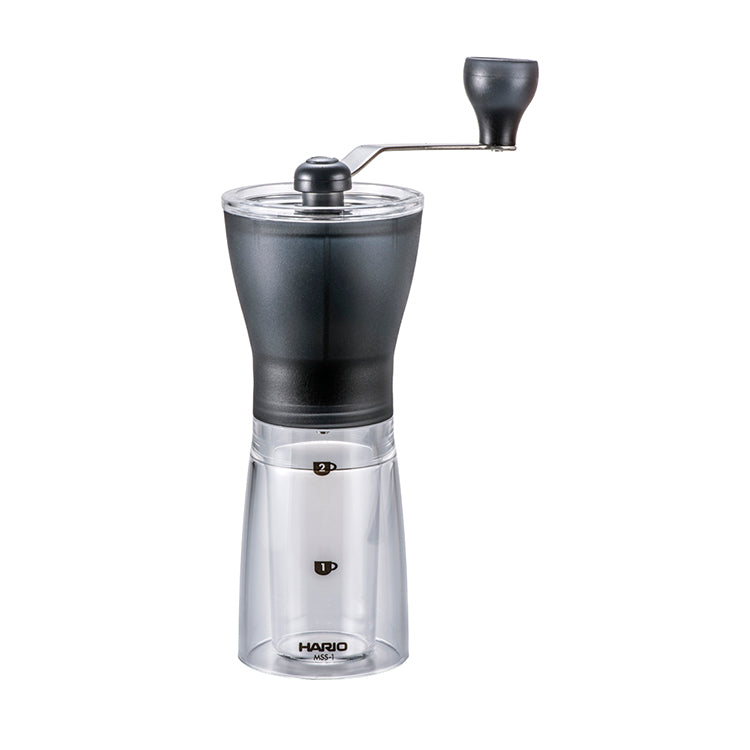 Coffee mill ceramic slim skeleton black