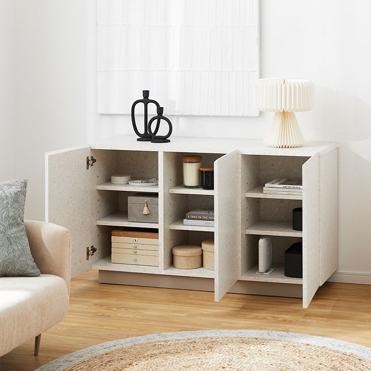 テラゾー柄 サイドボード キャビネット