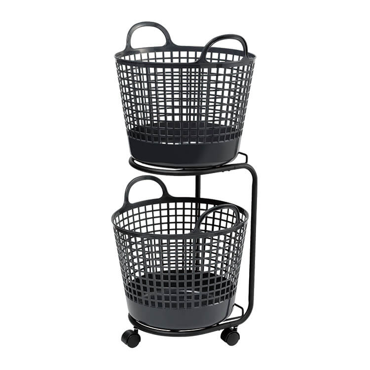 Laundry basket 2 tiers