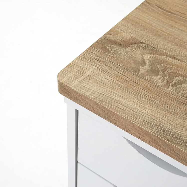 ツインデスク 2人用学習机 組み換え自由 木目調