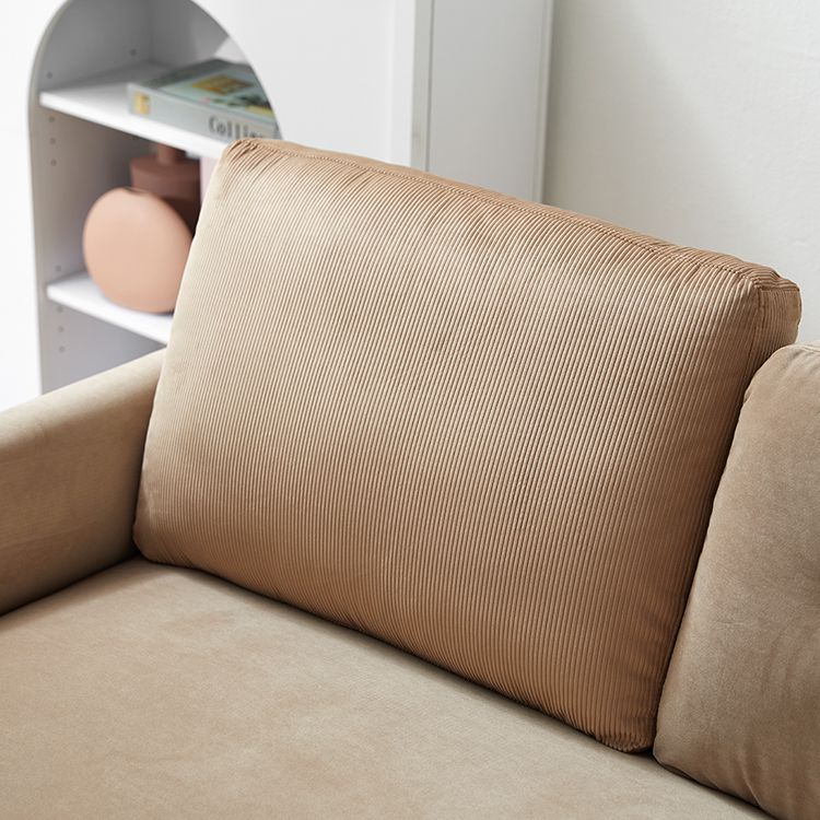 Velvet two-seater sofa