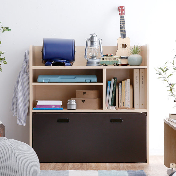 School bag rack 3-piece set, bench storage, study desk, wooden, living room study, children's room