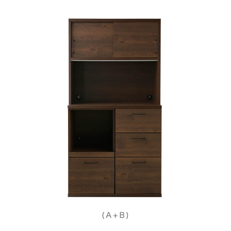 Cupboards, kitchen counters, combinations, semi-finished products, domestically produced, made in Japan