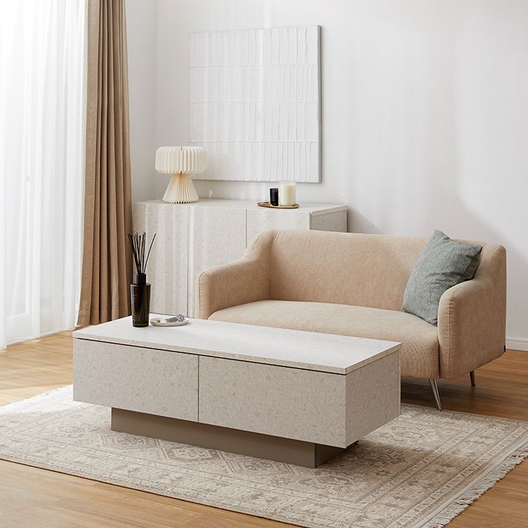 テラゾー柄 センターテーブル リビングテーブル