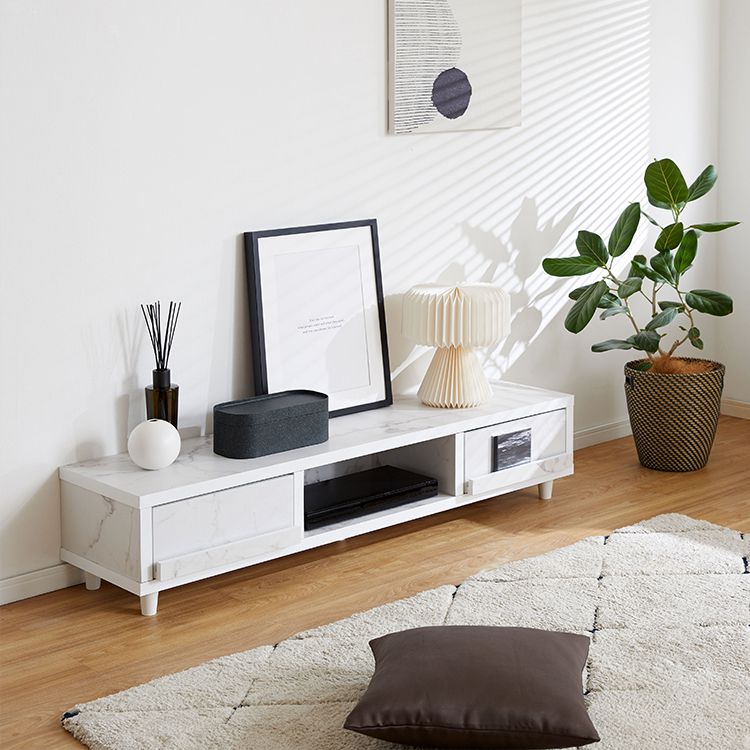 Marble-look TV stand, lowboard