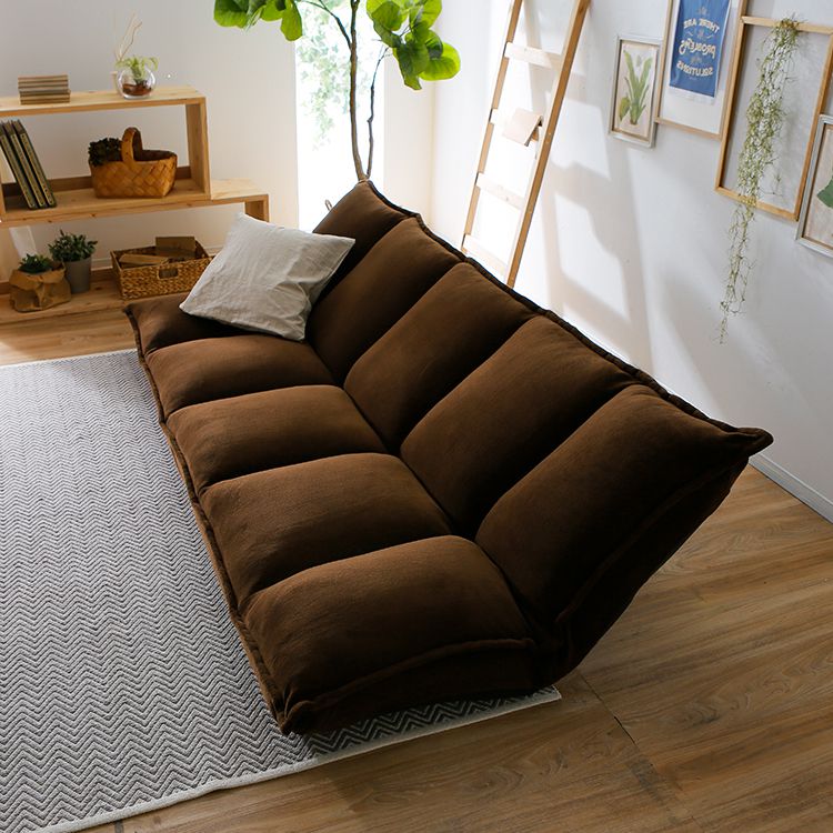 3-seater thick reclining floor sofa