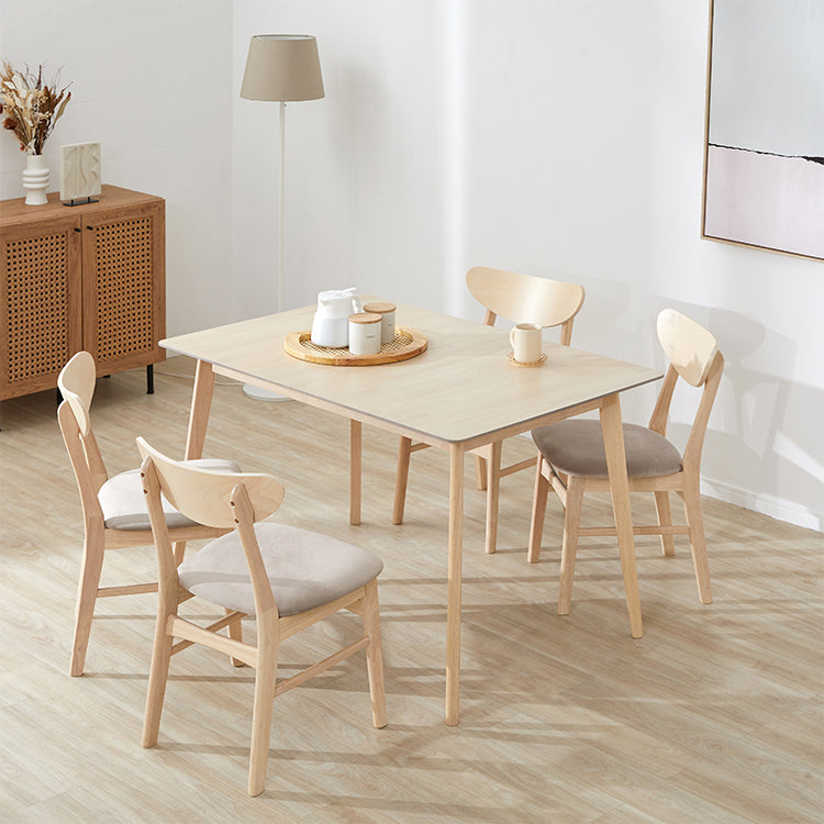 Extendable dining table set, Scandinavian style