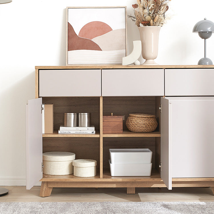 Storage shelf, chest, cabinet, sideboard, living board, low board, wood grain, large capacity