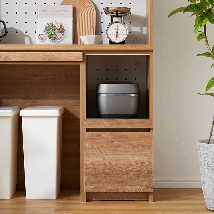 ゴミ箱収納付き食器棚