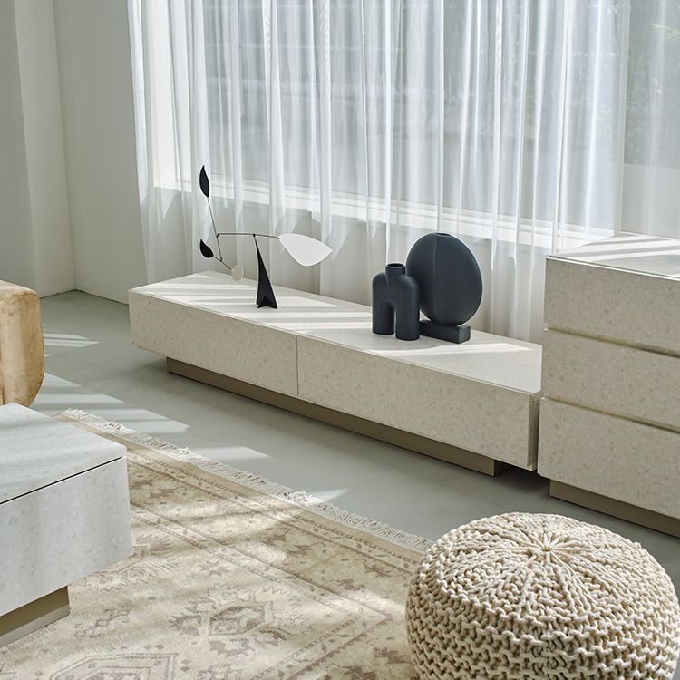 テラゾー柄 チェスト 収納棚