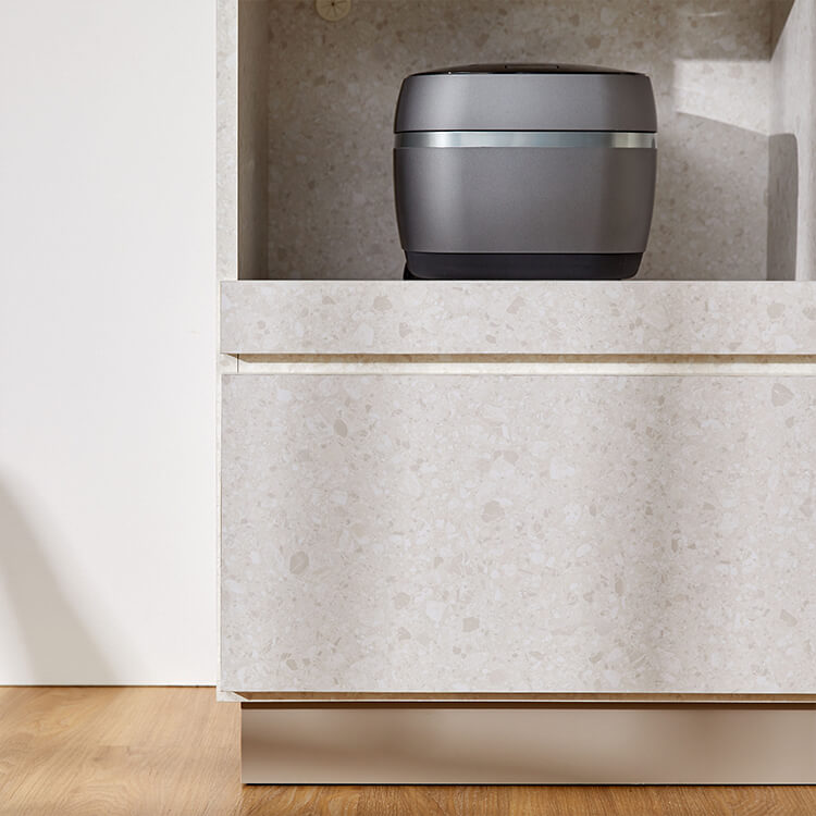 テラゾー柄 キッチンボード キッチン収納