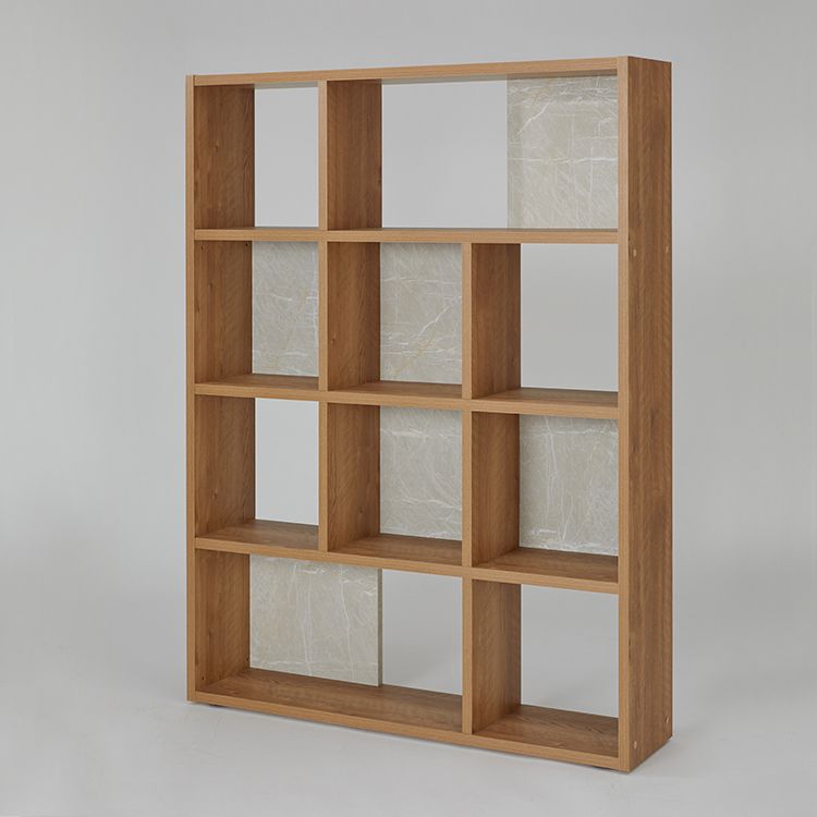 Bookshelf that can also be used as a partition, large capacity storage, stone pattern