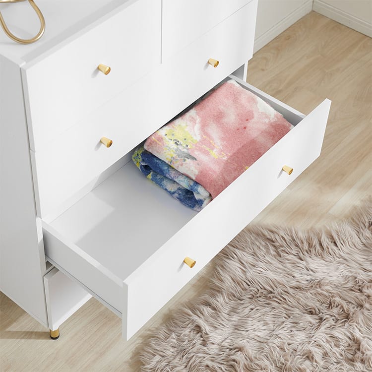 4-tier chest of drawers, cute and grown-up living room storage, chest of drawers, large capacity