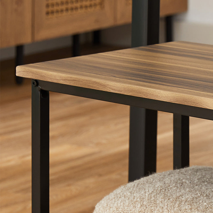 Dining table Dining table set Woodgrain Chair Bench Compact 4-seater