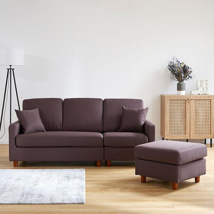 3-seater couch sofa, versatile layout, cushion included
