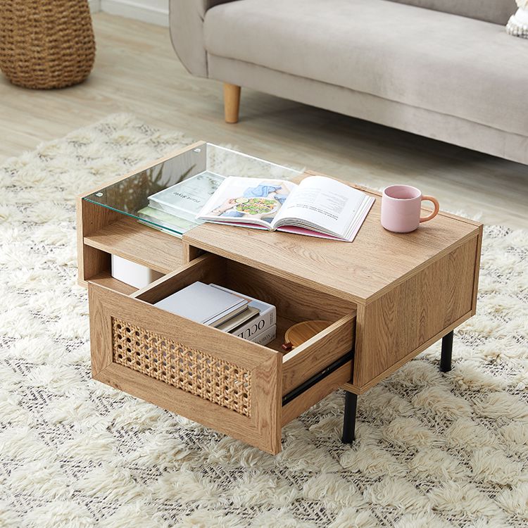 Rattan style center table