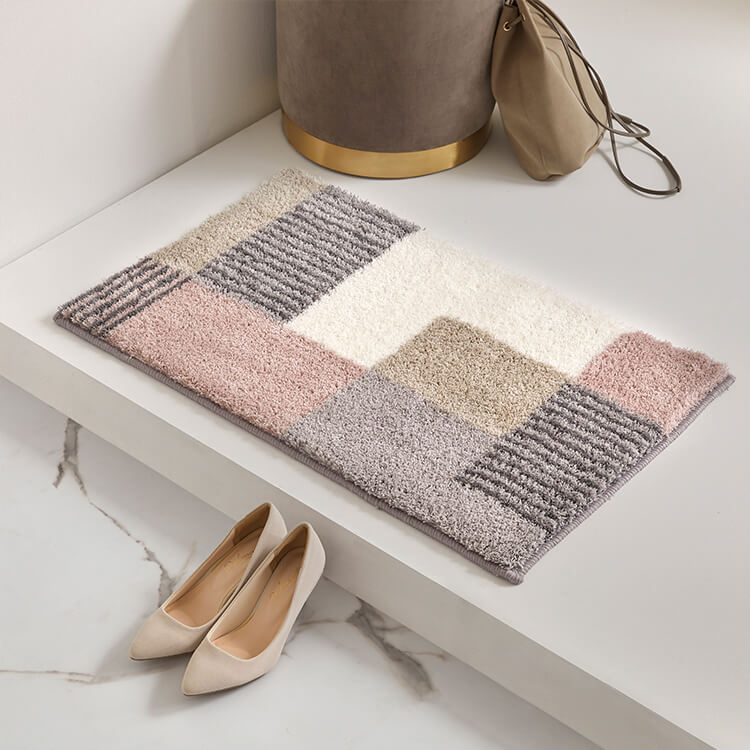 Washable Entrance Mat, Rectangular, Entrance Rug, Carpet, Thick, Graphical, Non-Slip