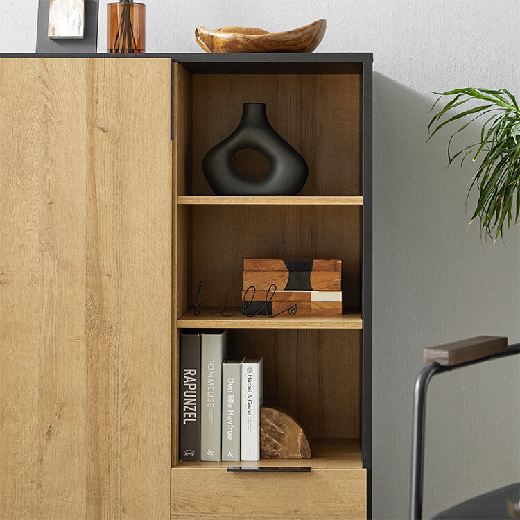 Storage shelf Cabinet Living board Living storage Shelf Storage Vintage style Open rack Free board