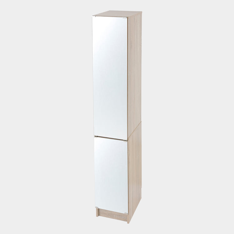 Full-length mirror included, space-saving storage, dresser, full-length mirror, storage shelf, drawers, slim, height 181cm