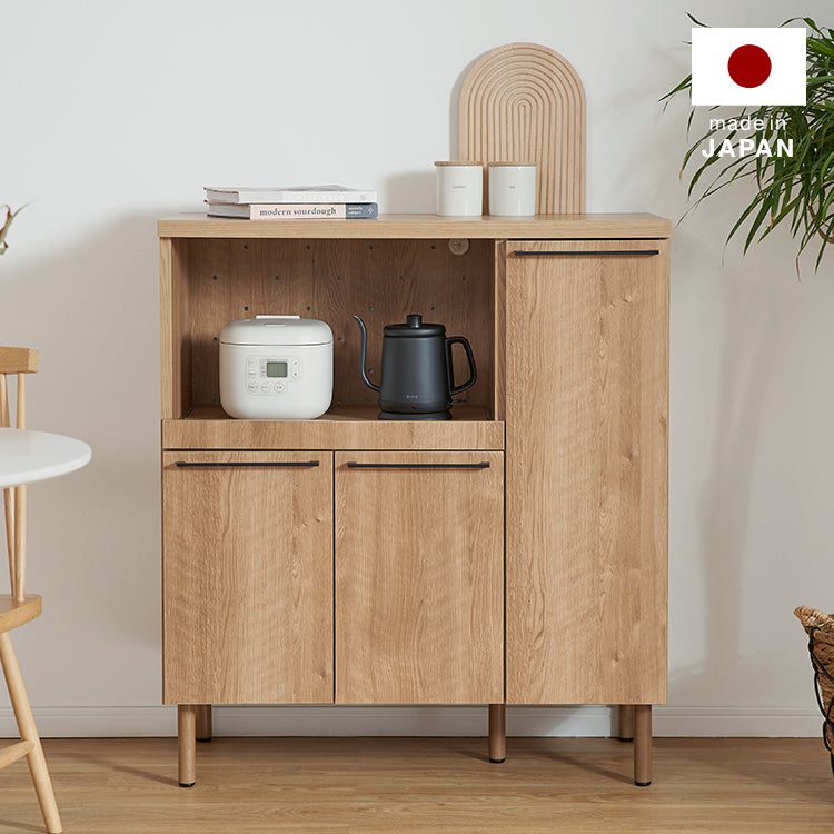 Wooden kitchen counter