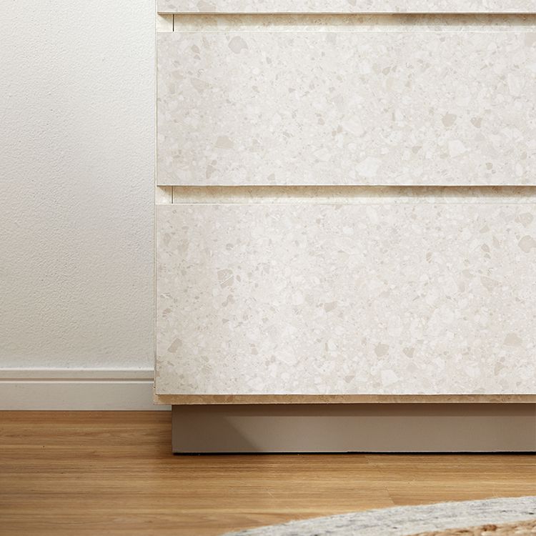 テラゾー柄 チェスト 収納棚