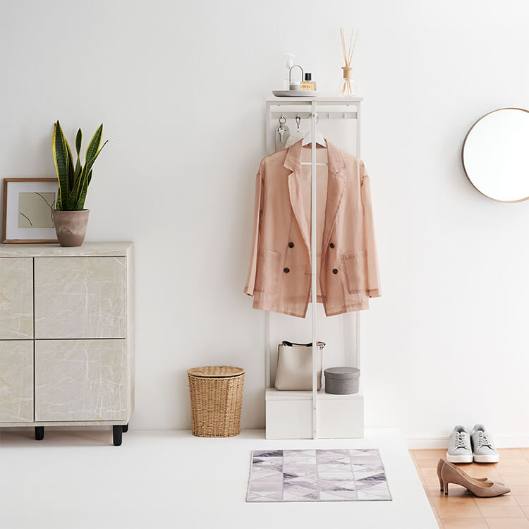 Compact entrance storage
